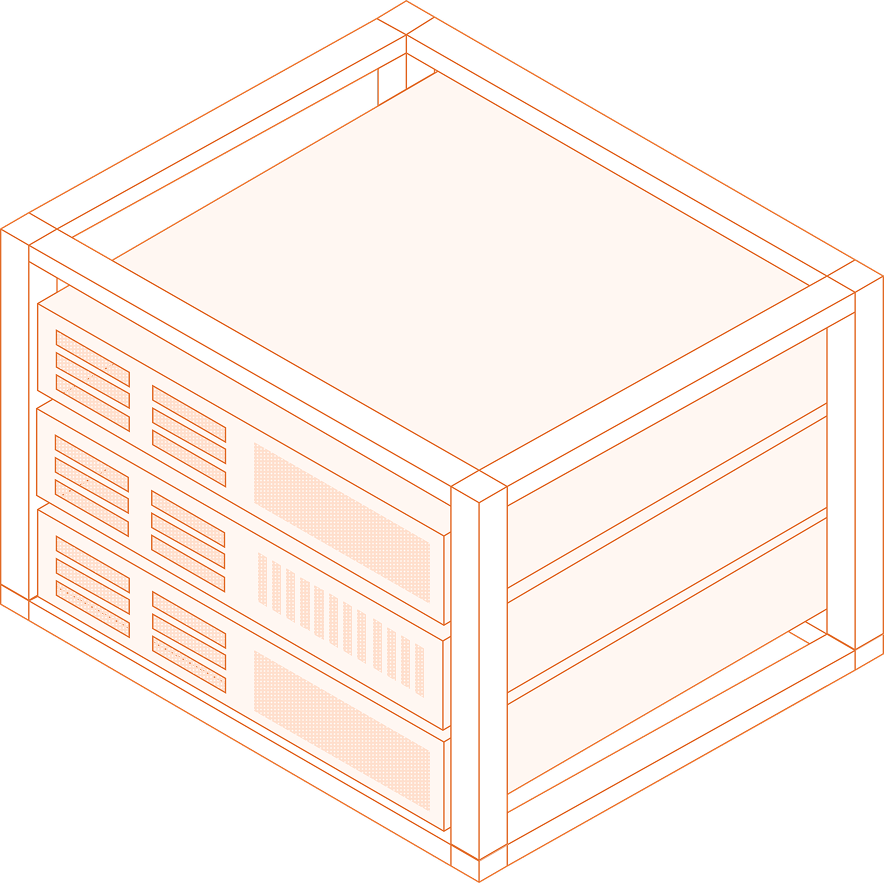 Server hardware illustration